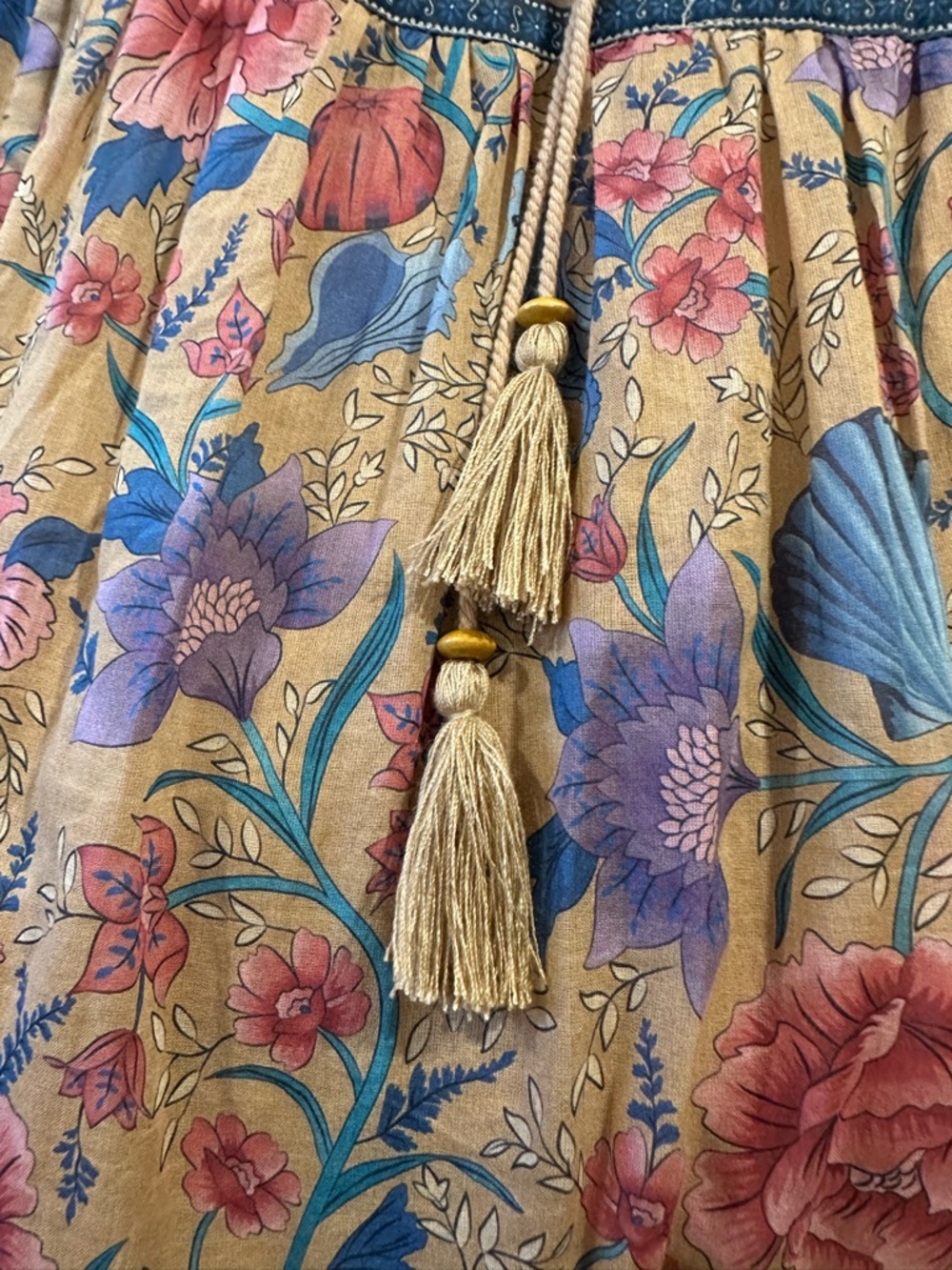Spell & The Gypsy Collective Seashell Maxi Skirt Opal. - Picture 7 of 11
